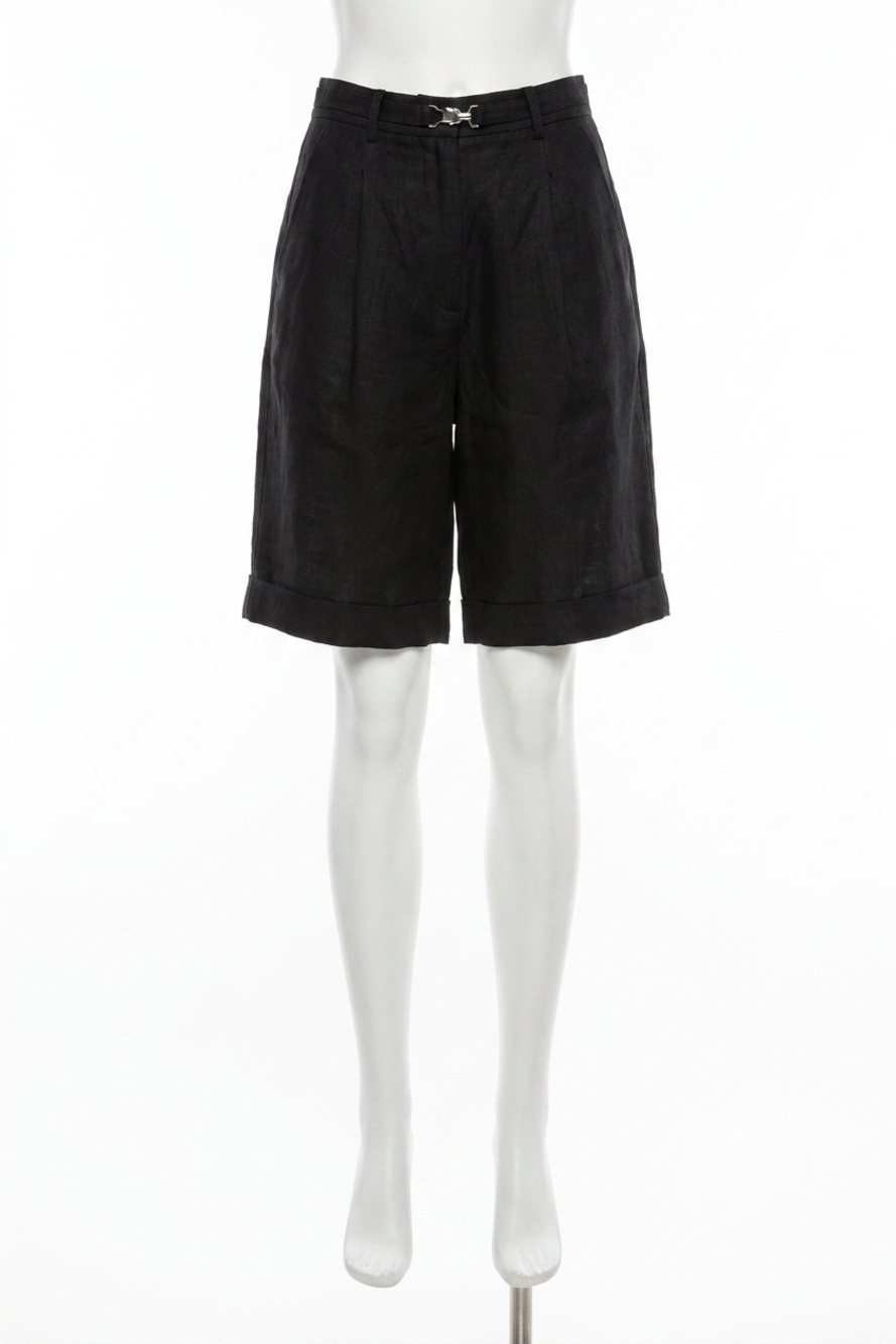 NEW THE KOOPLES bermuda shorts in black